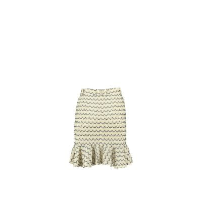 Sienna Wave-Textured Knit Mini Skirt