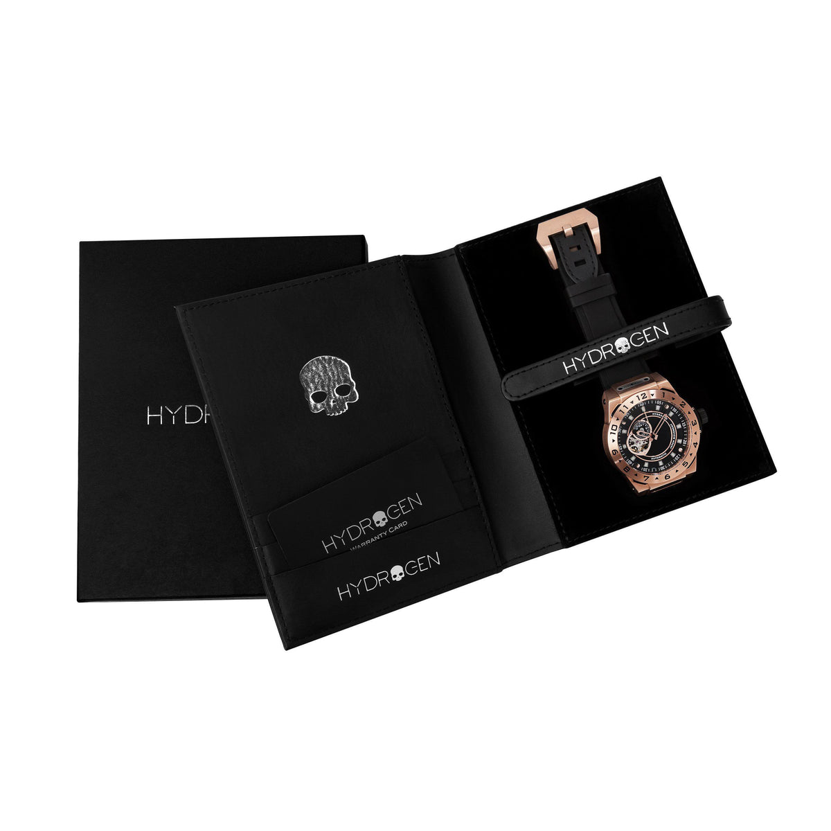 Vento Black Rose Gold Automatic Watch