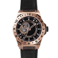 Vento Black Rose Gold Automatic Watch