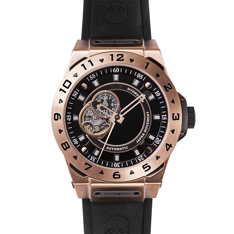 Vento Black Rose Gold Automatic Watch