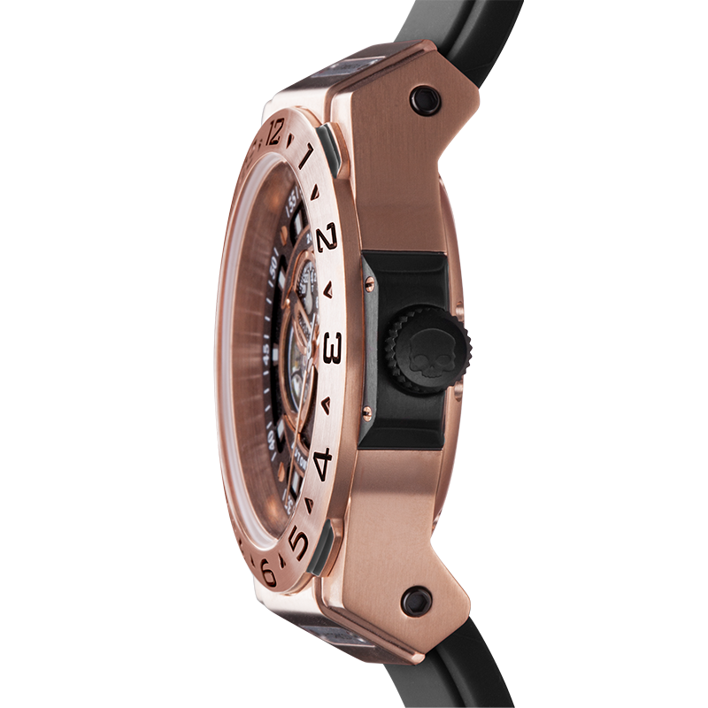 Vento Black Rose Gold Automatic Watch