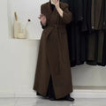 Sasha Longline Double-Sided Wool Overcoat