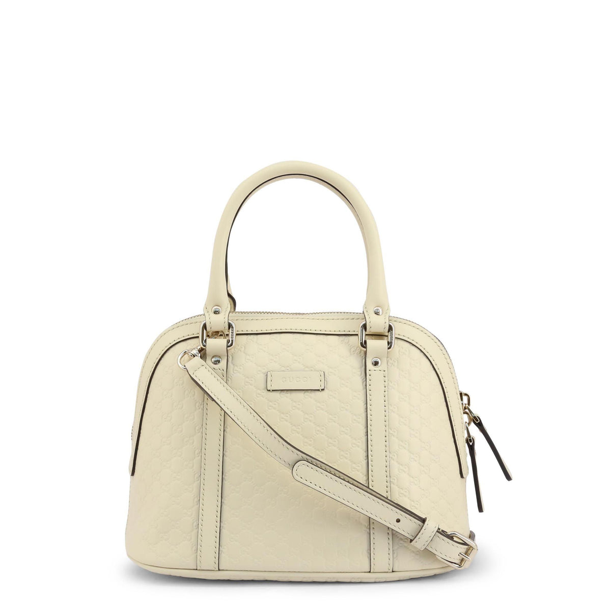 Gucci Microguccissima Leather Handbag - White