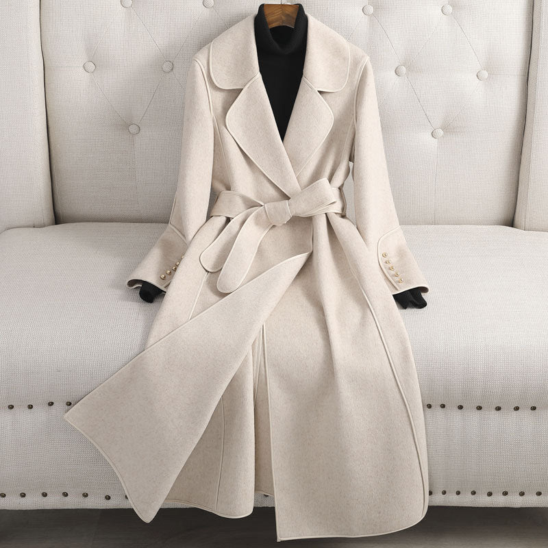 Charlotte Belted Slim-Fit Wool Coat