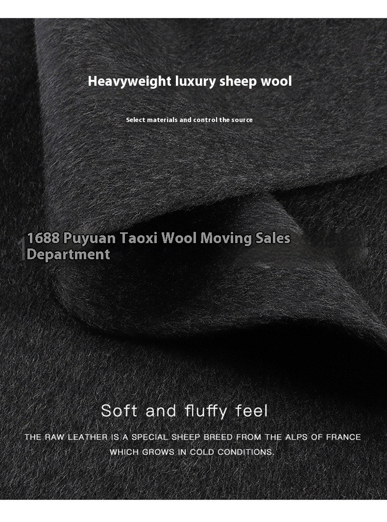 Sasha Longline Double-Sided Wool Overcoat
