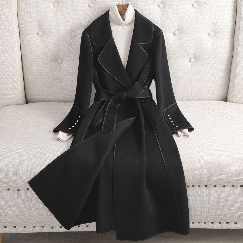 Charlotte Belted Slim-Fit Wool Coat